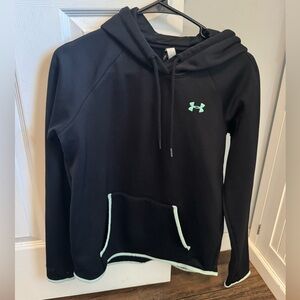 Under Armour Black Hoodie with Light Green Details